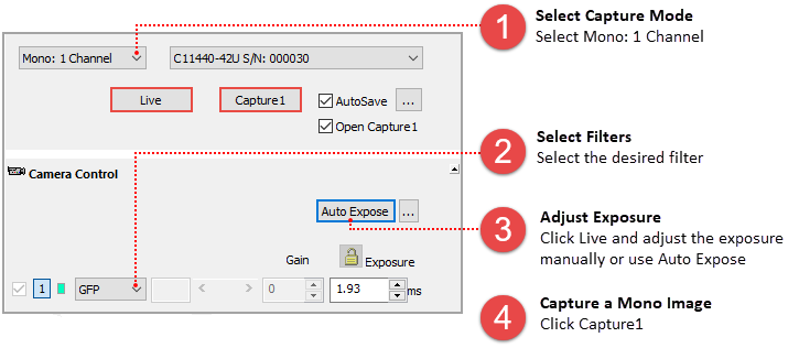 Camera Control Pane